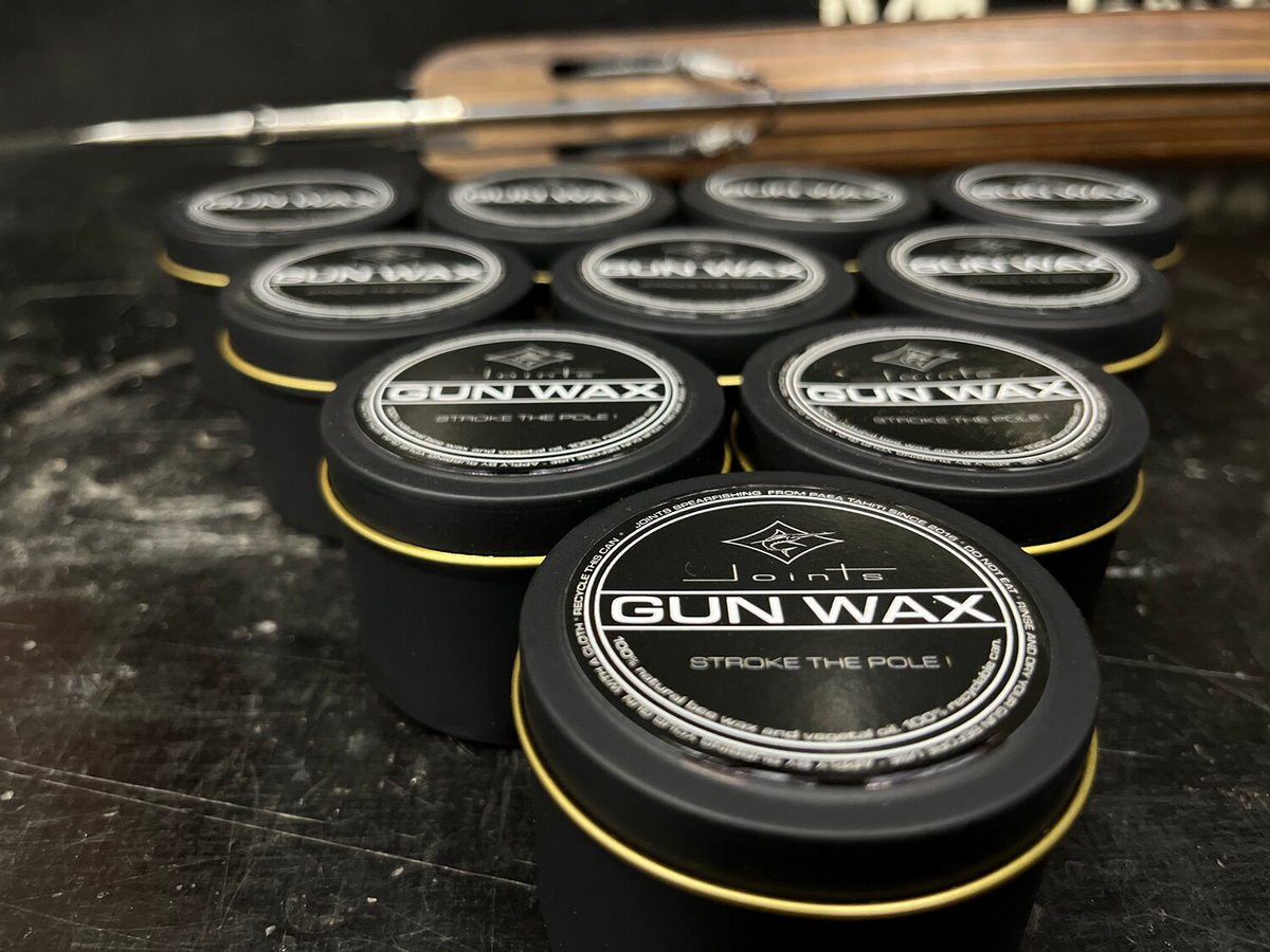 GUN WAX natural wood care wax for spearguns, knife handles, and wooden gear