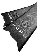 Close-up detail of HOPU Carbon Fiber Fins Black Edition