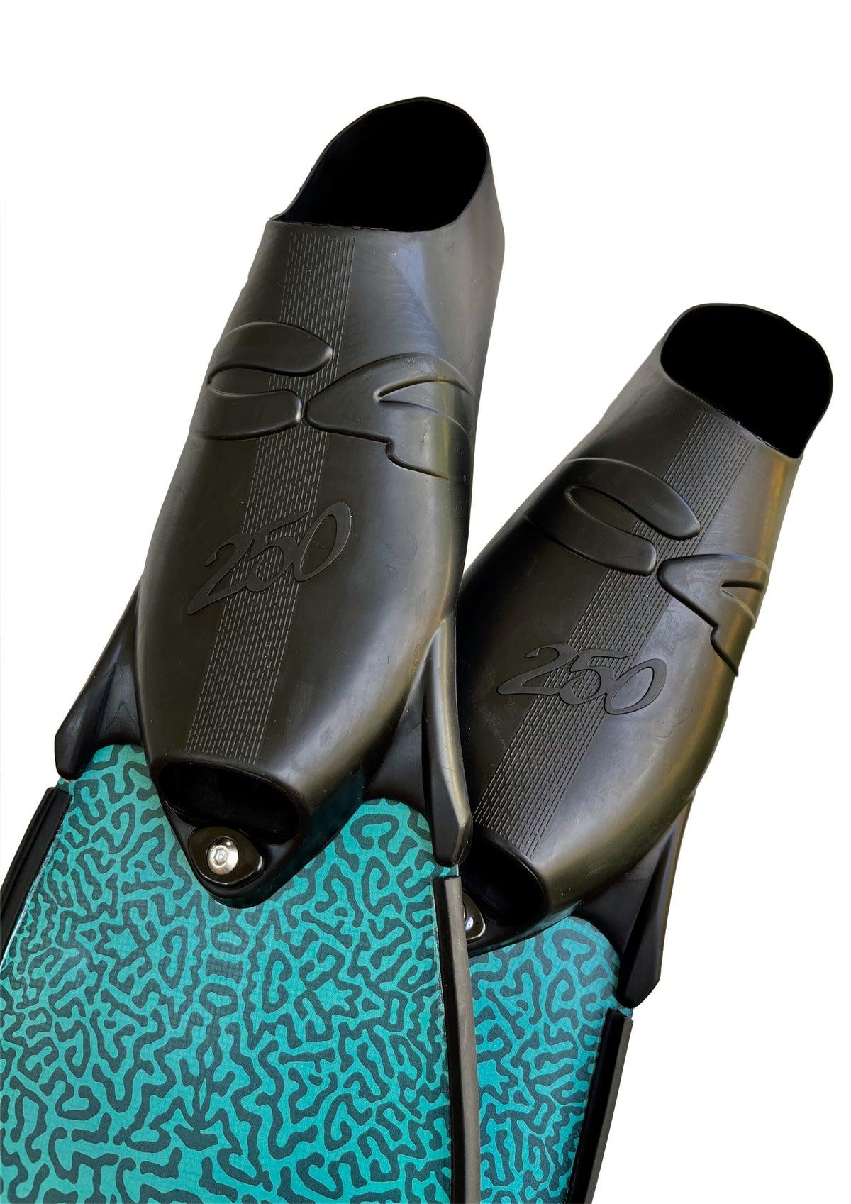 HOPU Carbon Fiber Fins designed for spearfishing and freediving