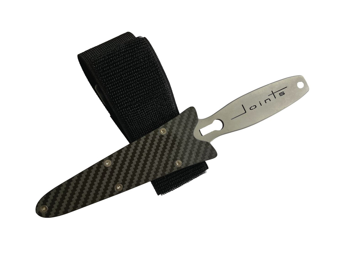 JOINTS Big STABB Titanium Grade 5 spearfishing knife by Joints Spearfishing