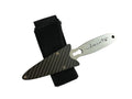 Close-up of the JOINTS Small STABB Titanium Grade 5 spearfishing knife