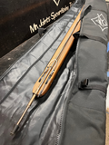 Adjustable straps on the JOINTS padded speargun travel bag