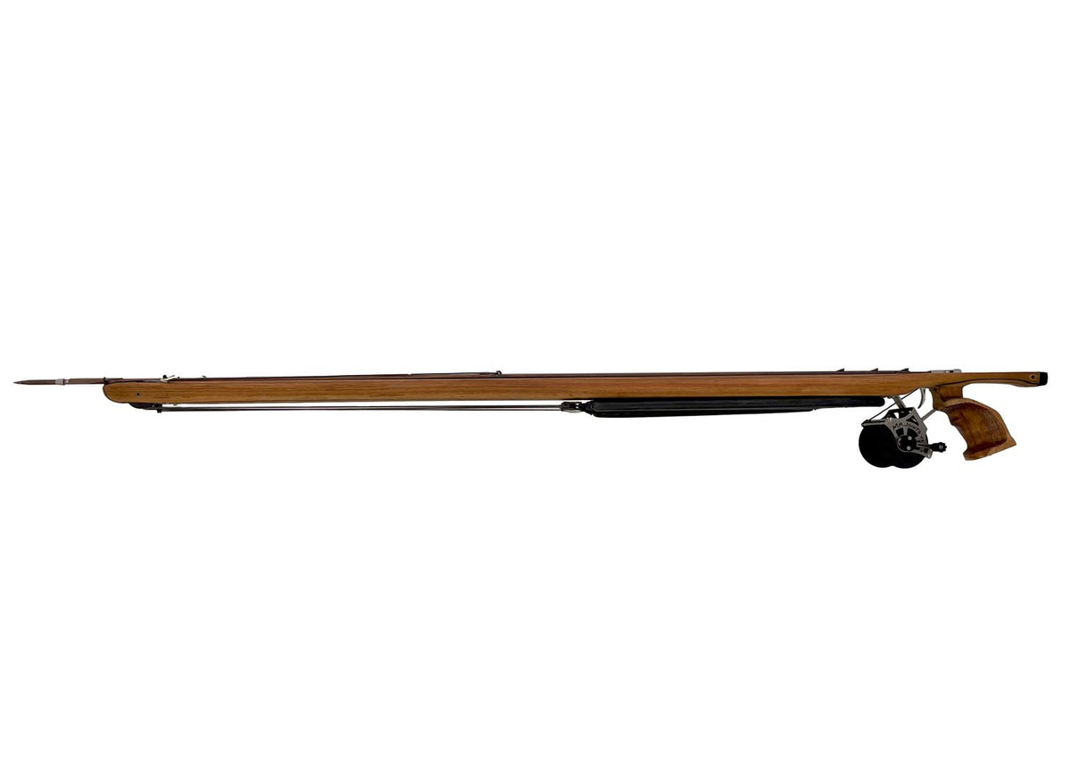Left view of the VAU 115 Vela blue water speargun